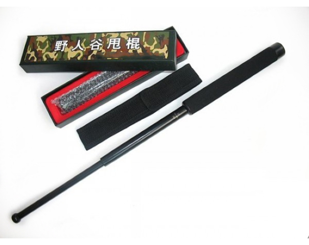 全新鈦黑21寸野人谷甩棍